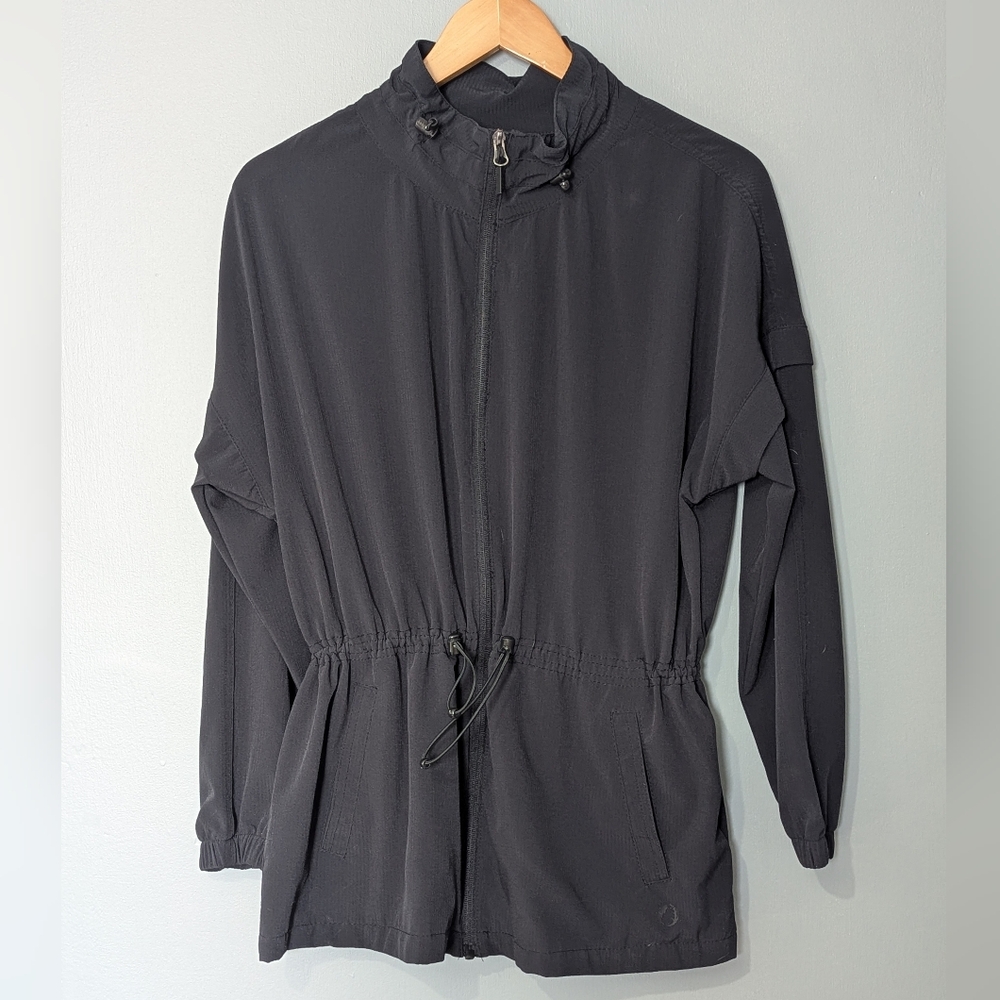 The American Outdoorsman For Women Black Cinch-Waist Full Zip Jacket